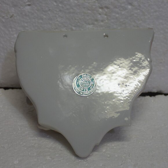 Vintage Cupid Angel Cherub Wall Pocket Set of Two Made in Japan - Picture 9 of 12